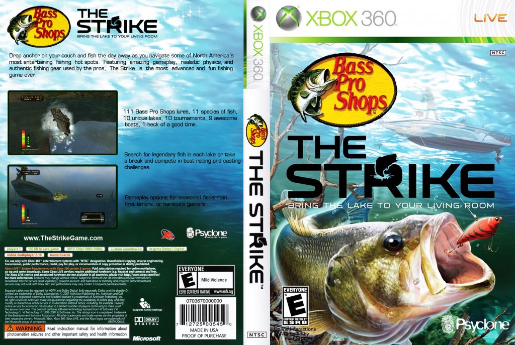 bass pro shops the strike xbox 360