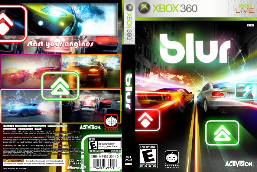 blur game xbox 360