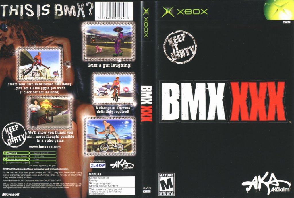 Bmx XXX NTSC XBOX FULL | XBOX Covers | Cover Century | Over