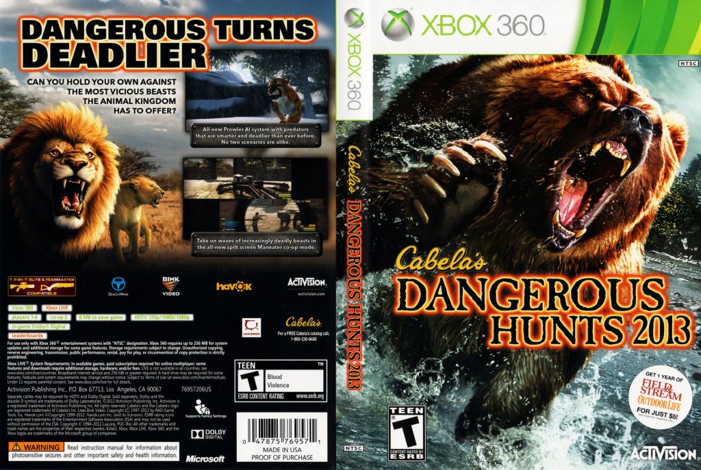 cabela's dangerous hunts 2013 ps3