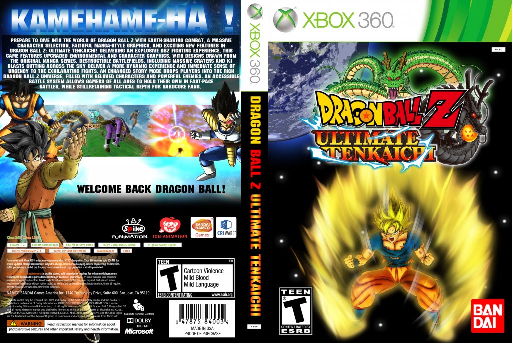 dragon ball z ultimate tenkaichi xbox one