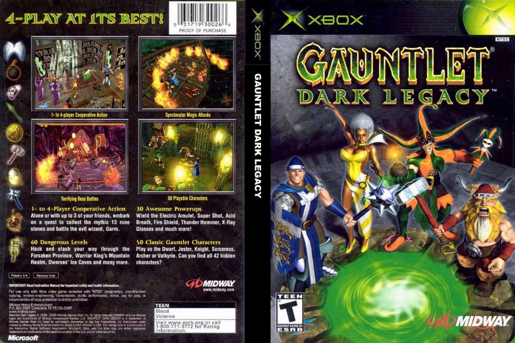 Gauntlet Dark Legacy NTSC XBOX FULL