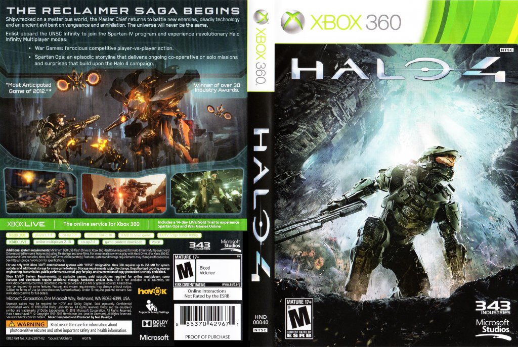 halo 4 esrb