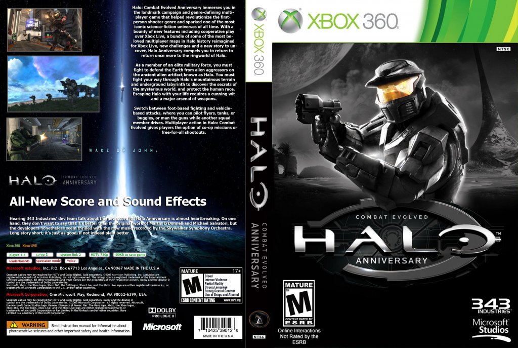 halo combat evolved anniversary xbox 360