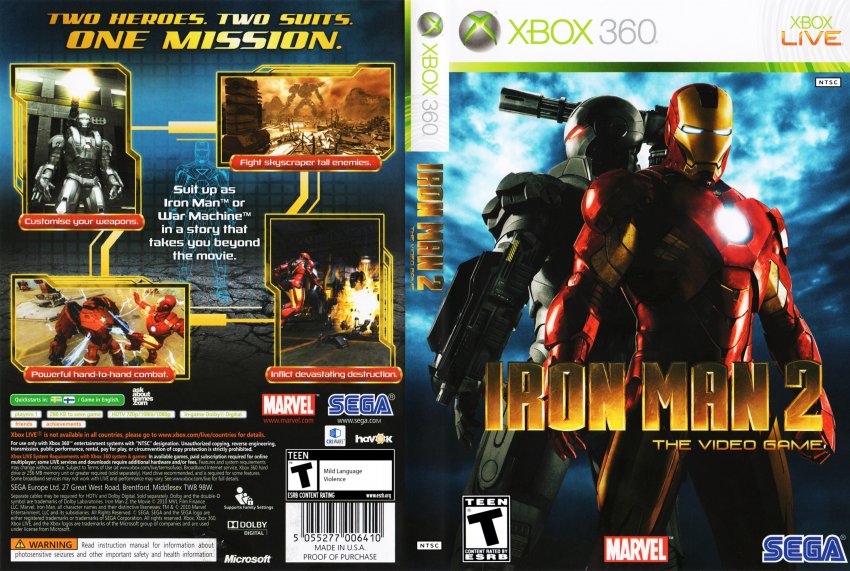 iron man 2 xbox 360