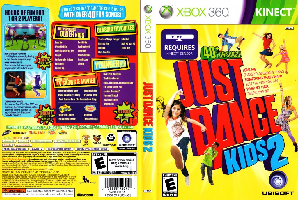 just dance kids xbox 360