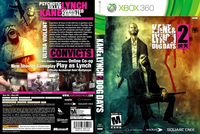 kane and lynch 2 dog days xbox 360