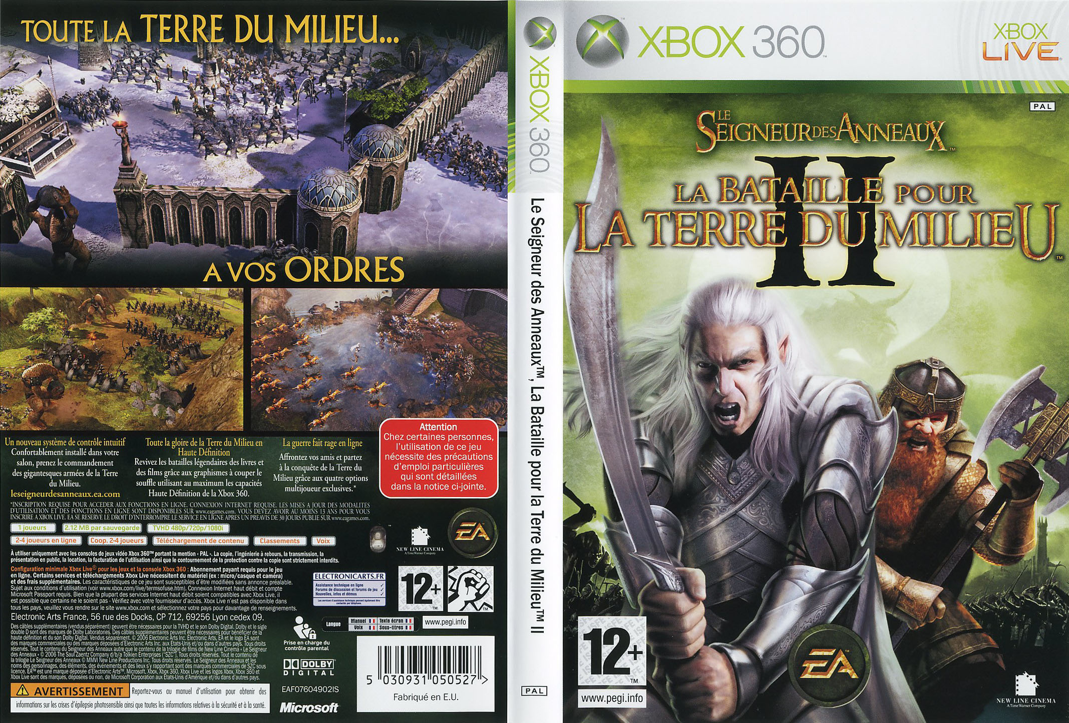 La Bataille Pour La Terre Dumilie U PAL XBOX360 FULL