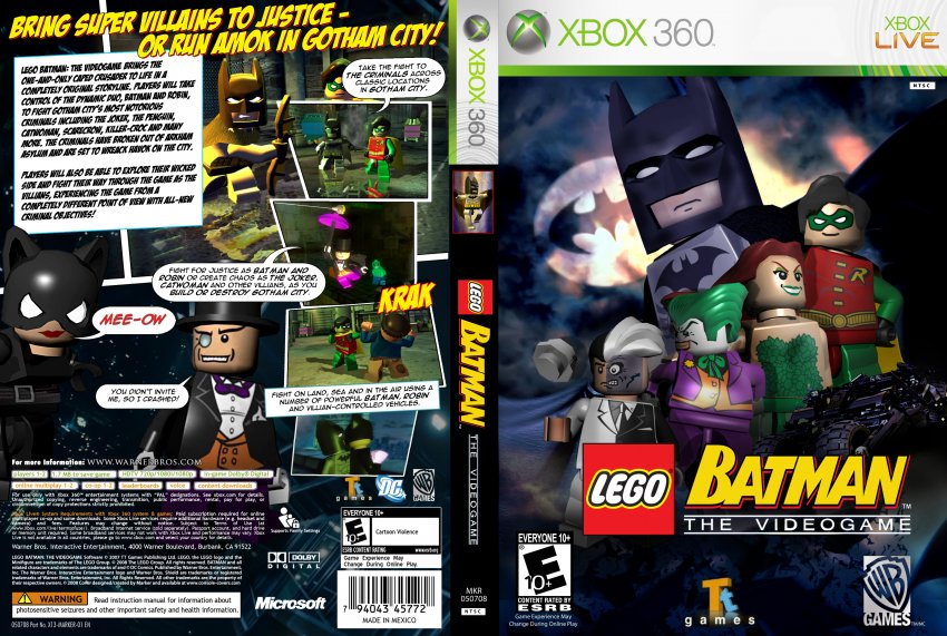 lego batman the videogame xbox 360