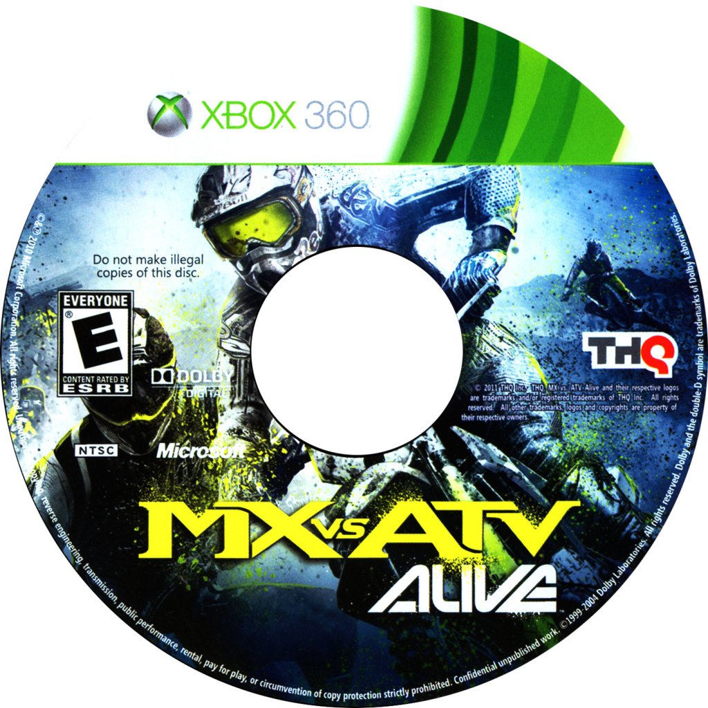 Mx Vs Atv Alive Dvd Ntsc Cd1 Xbox Covers Cover Century Over 500 000 Album Art Covers For Free