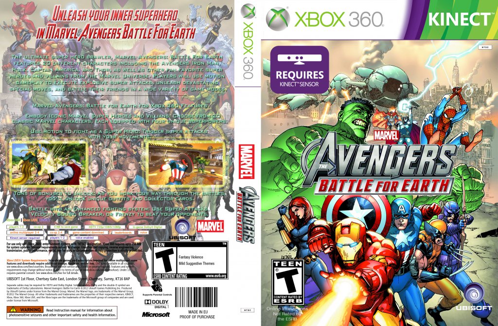 Marvel avengers battle for earth xbox 360 deals