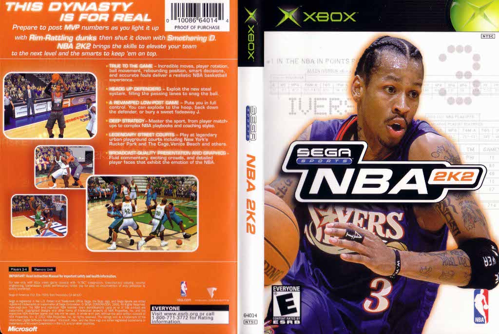 NBA 2k2 NTSC XBOX FULL