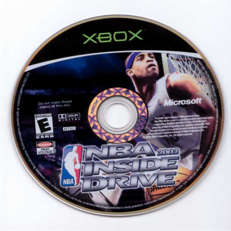 NBA Inside Drive 2002 NTSC XBOX CD