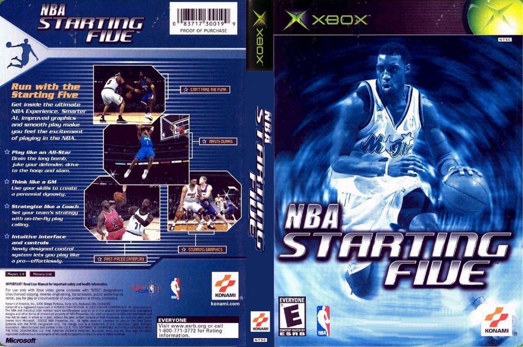 NBA Starting 5 USA NTSC XBOX FULL