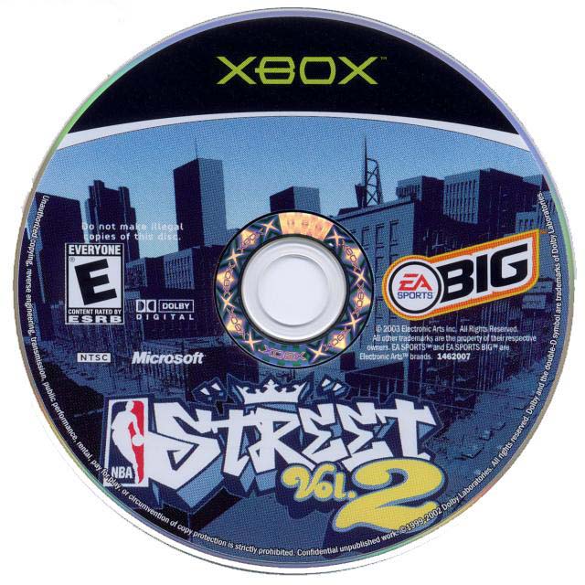 NBA Street Vol. 02 NTSC XBOX CD