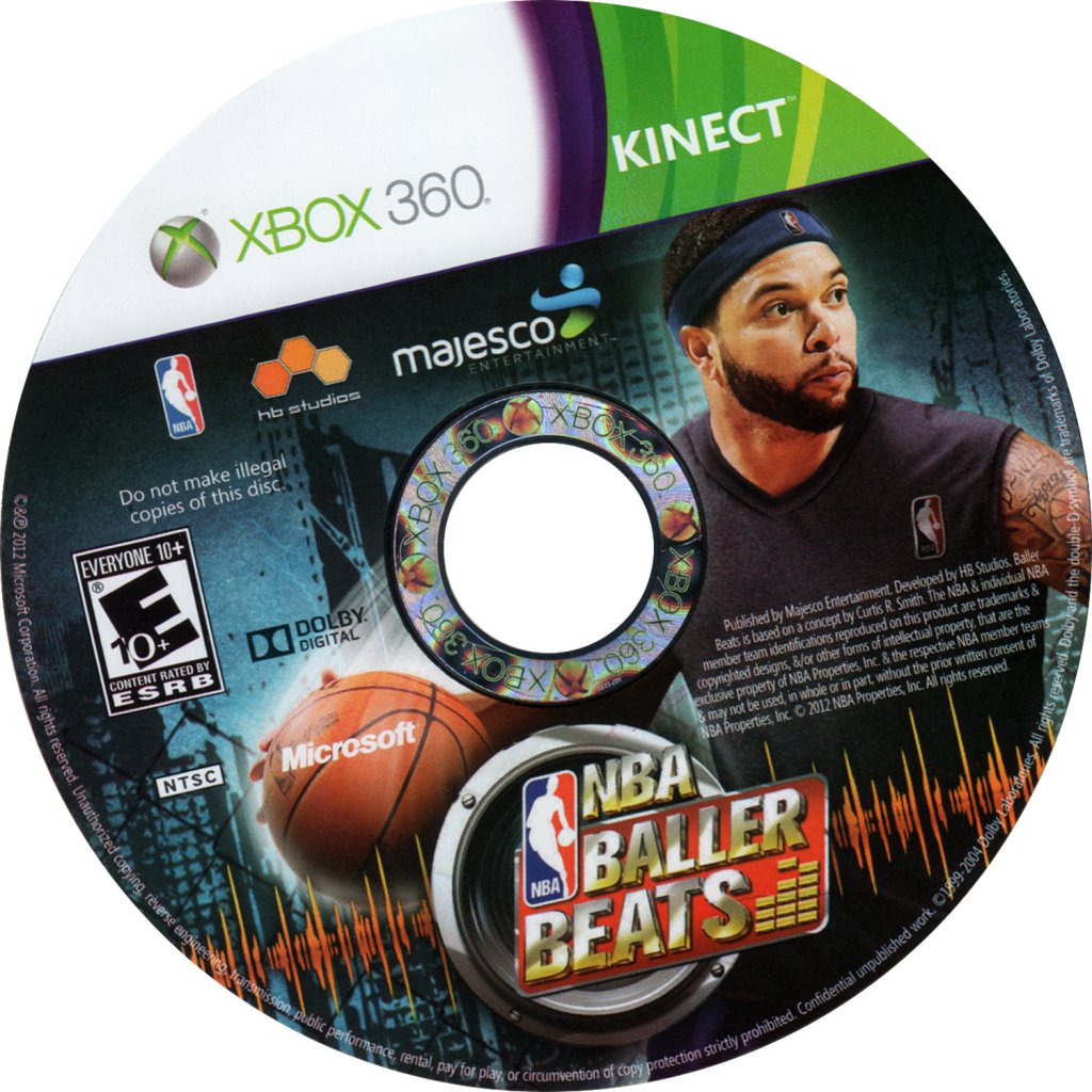 NBA Baller Beats DVD NTSC CD