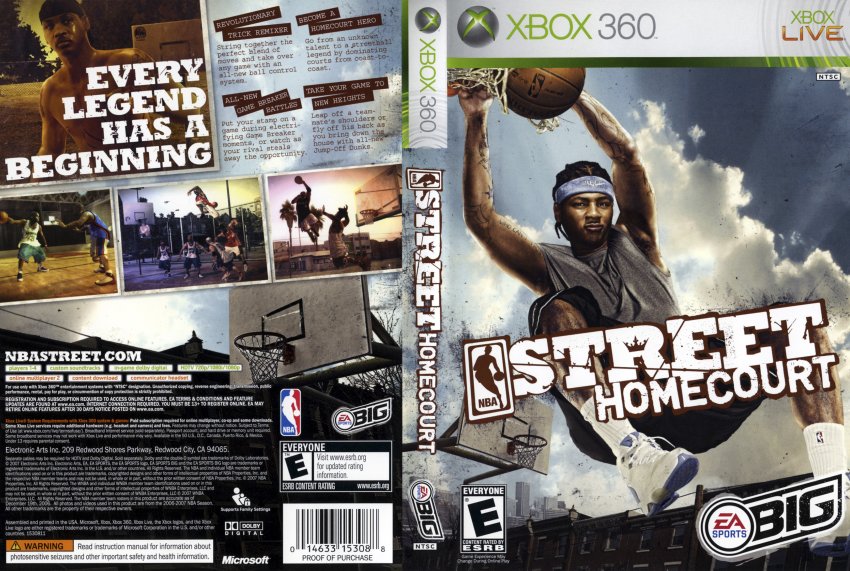 nba street xbox 360