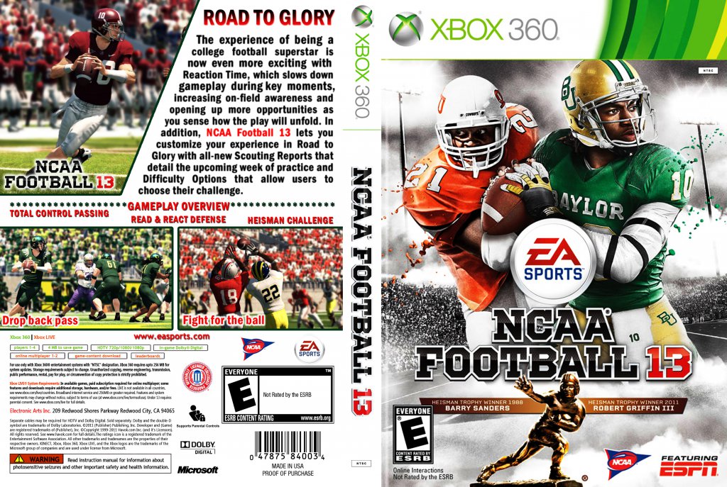 ncaa football 2013 xbox 360