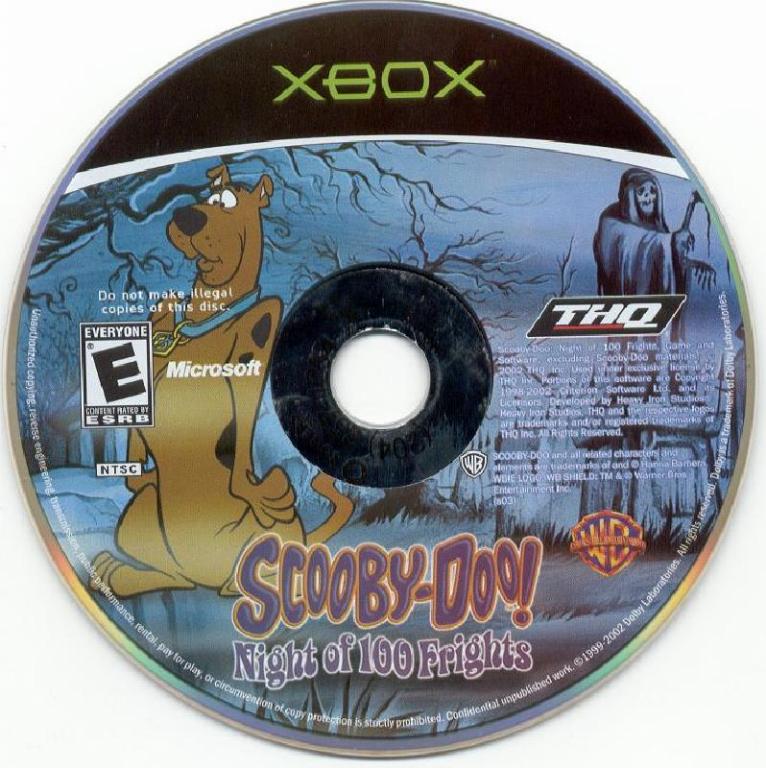 Scooby Doo House Of 100 Frights NTSC XBOX CD