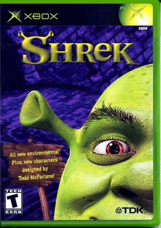 Shrek NTSC XBOX FRONT