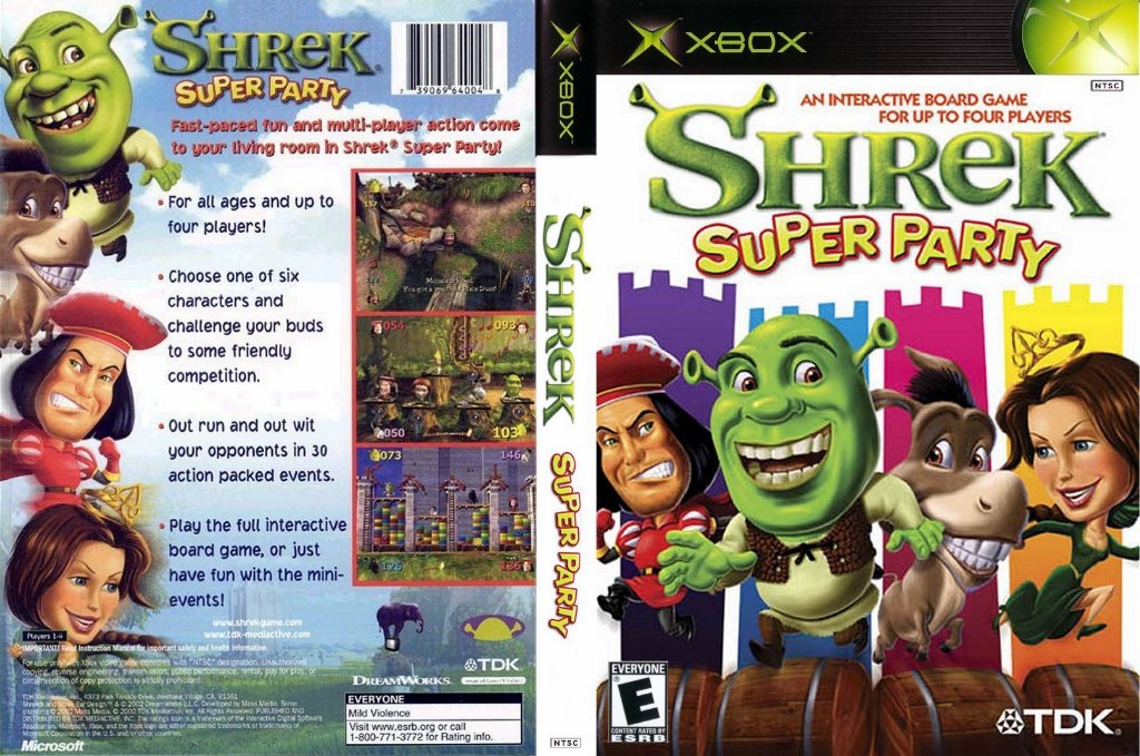 Shrek Super Party USA NTSC XBOX FULL