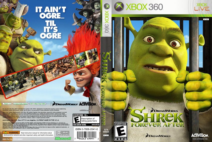 shrek forever after xbox 360