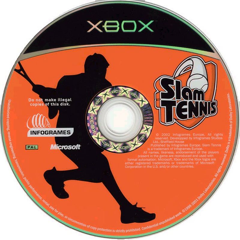 Slam Tennis PAL XBOX CD