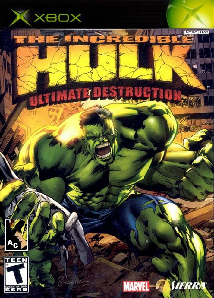 The Incredible Hulk Ultimate Destruction NTSC XBOX FRONT