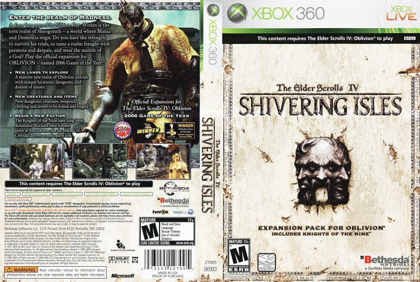 how many hours is the shivering isles expansion how many hours is the shivering isles expansion