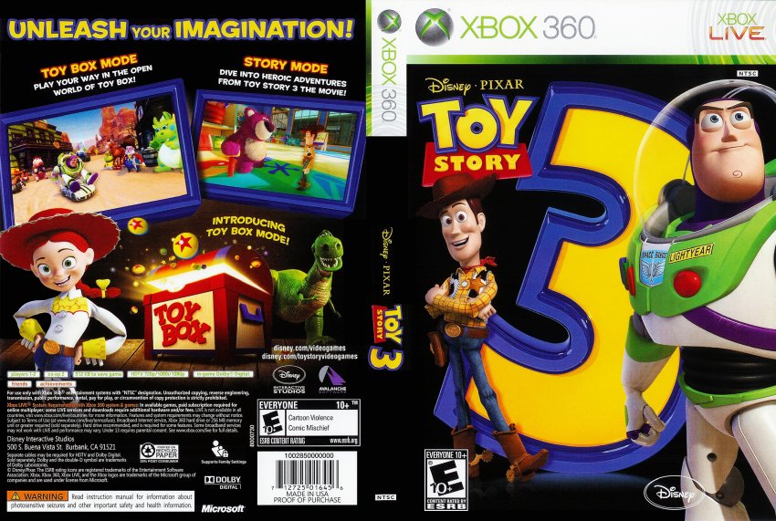 toy story 3 the video game xbox 360