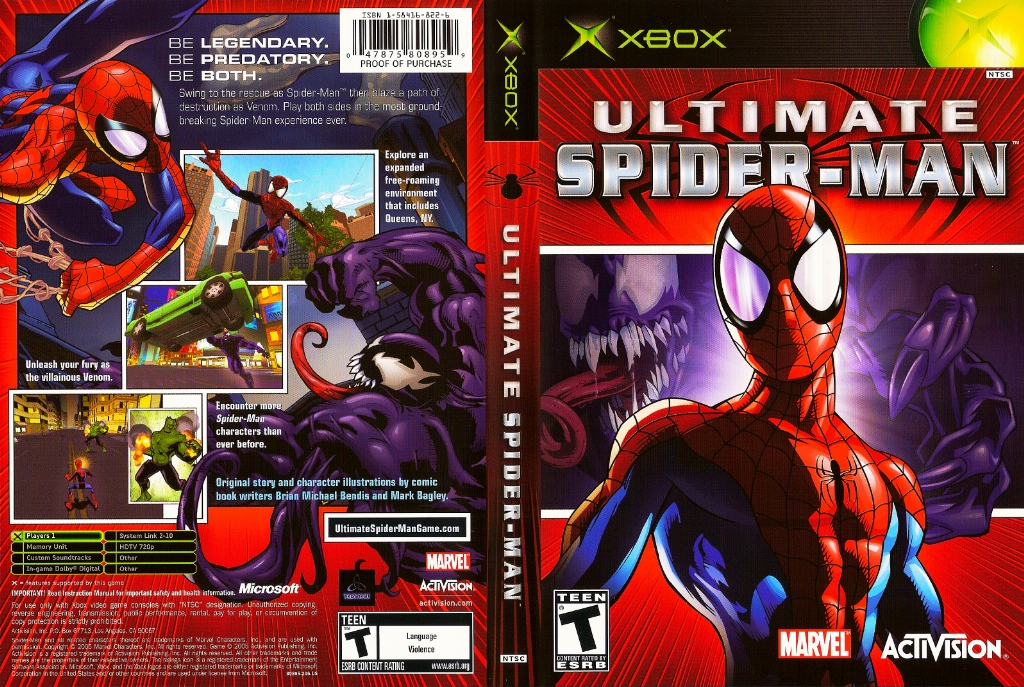 ultimate spiderman xbox