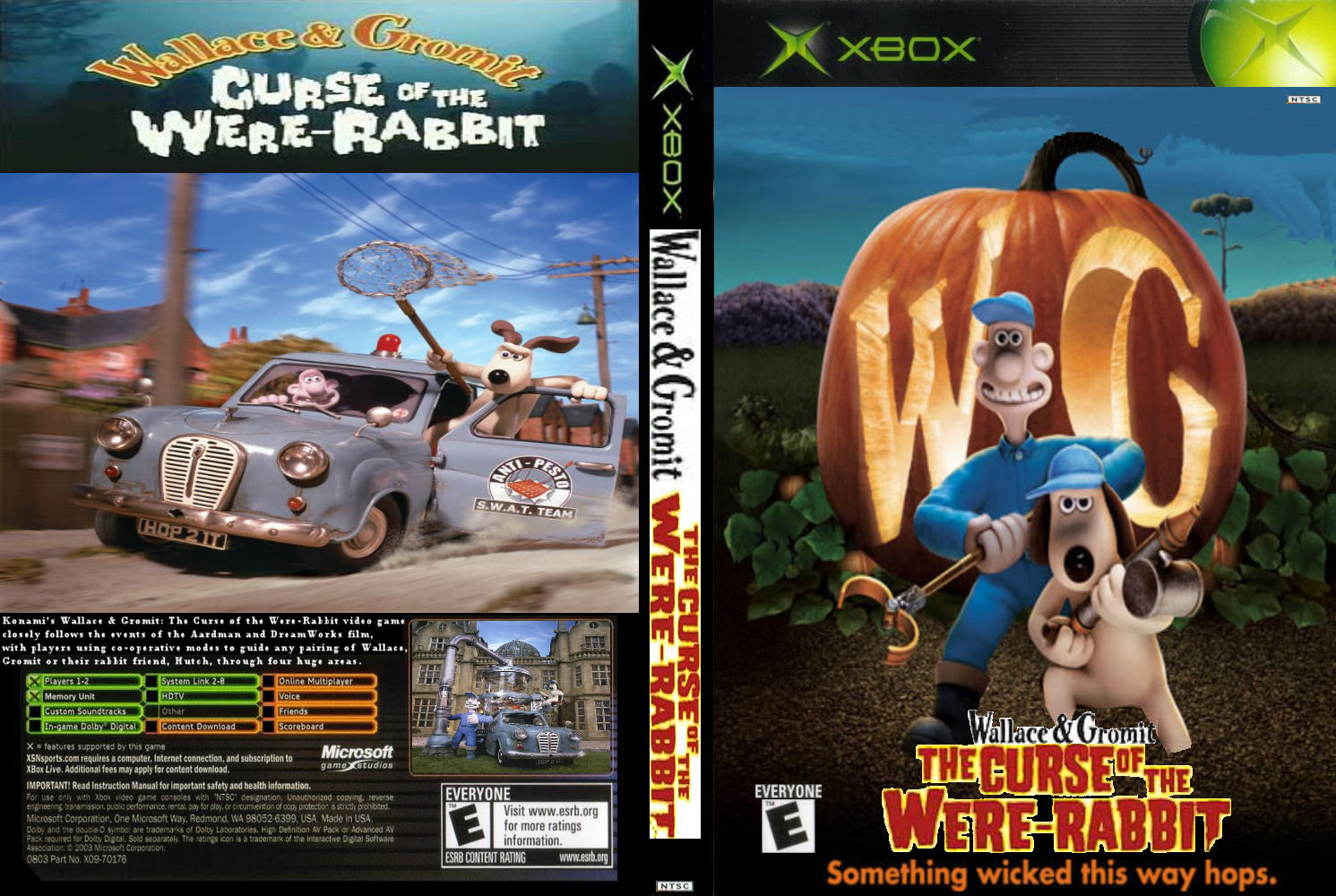 Wallace and Gromit The Curse Of The Were Rabbit NTSC Xbox
